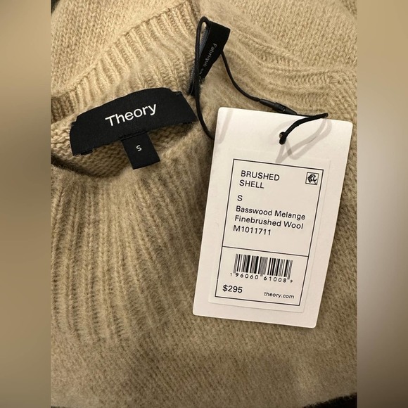 Theory Turtleneck Sweater Vest Brushed Wool (size S) - Picture 7 of 9